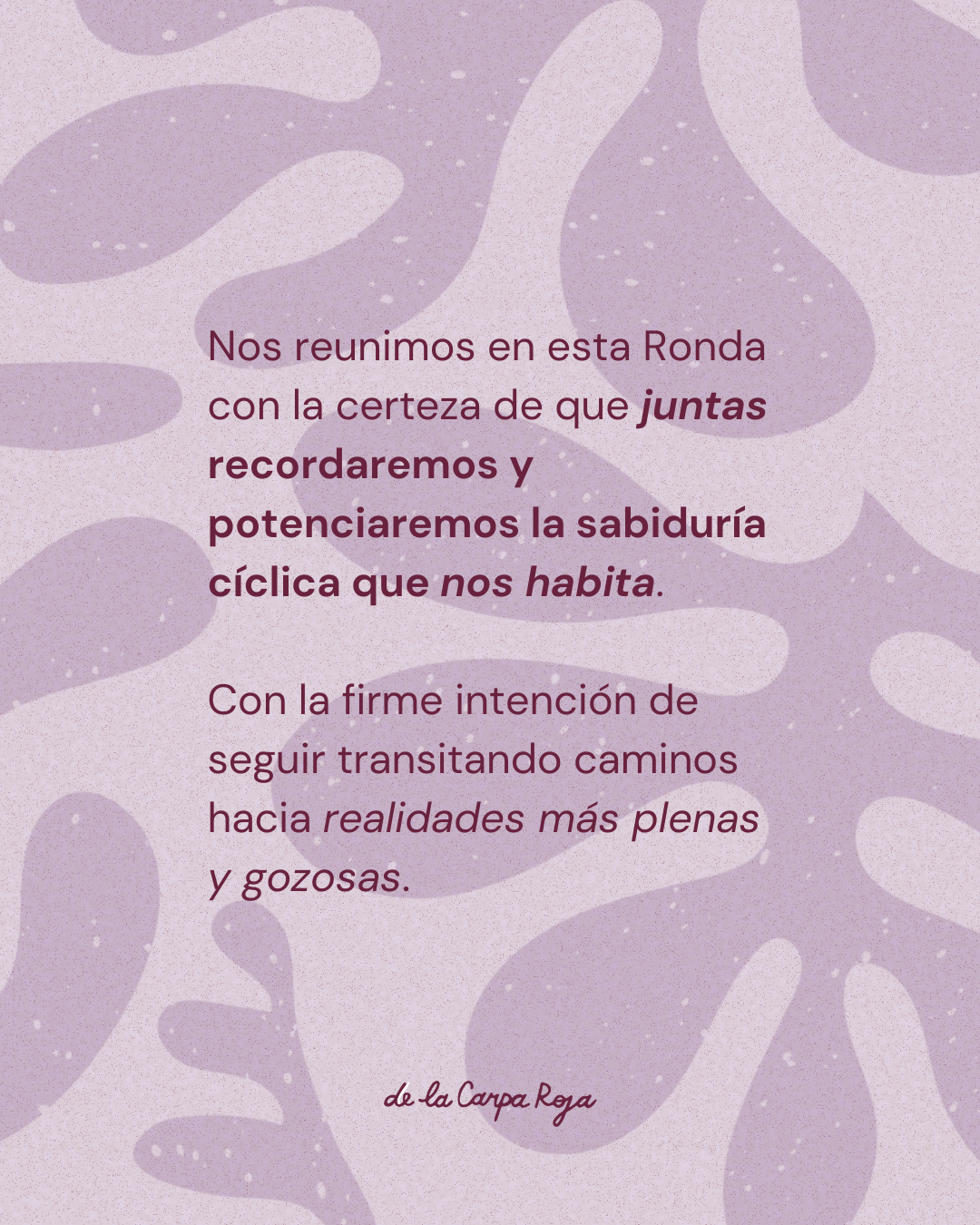 Preventa Ronda 2026 ✨ Agenda cíclica